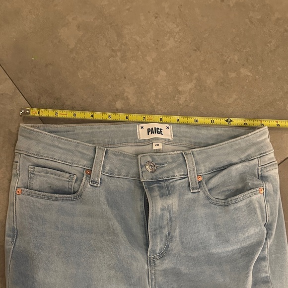 EUC Paige Lou Lou mid-rise flare jeans - women’s size 28 - Picture 8 of 13